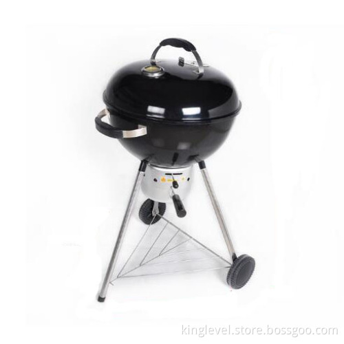Trolley Charcoal BBQ Grills With Stainless Steel Legs